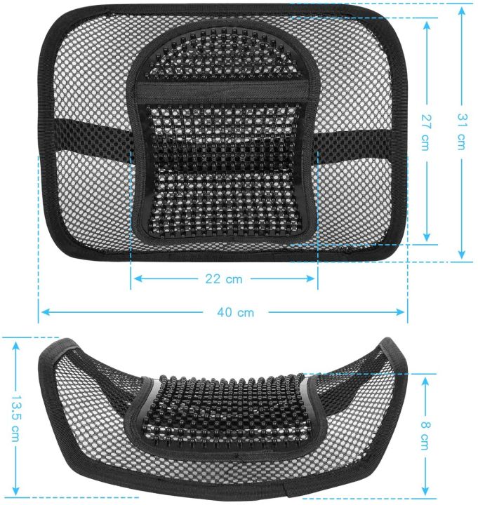 Mesh%20Back%20Support%20for%20Office%20Chair,Back%20Support%20with%20Elastic%20Strap%20Back%20Rest%20for%20Office%20Chair/Car%20Seat/Back%20Pain%20Relief%20-%20Image%203