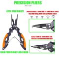 Hook Remover Anti-slip Fish Pliers High-strength Non-Slip Handle Fishing Tied Hooks Pliers Multifunctional Ergonomics Luya Pliers Fishing Tools. 