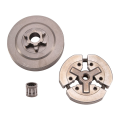 2set 3/8 Clutch Drum & Clutch & Needle Bearing Fit for Chinese Chainsaw 3800. 
