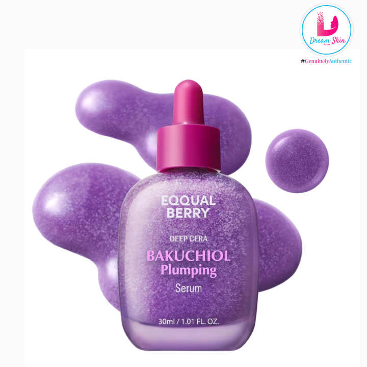Eqqualberry Bakuchiol Plumping Serum [30ml] By Dream Skin Nepal