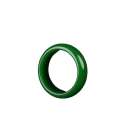 God of Gamblers Style Spinach Green Unisex Playing Mahjong Hetian Jade Ring. 