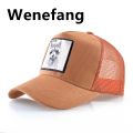 Wenefang Spring Summer Baseball Cap With Lion Embroidery Patch Snapback Luxury Trucker Caps Men Women Drake Baseball Hats Four Season Sun Hat. 