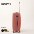 NUELITE NARITA 24-Inch Check-In Luggage | 8 Wheel Spinner Trolley Bag | Anti-Theft Zipper Integrated Lock Extra Security | Hard Shell Suitcase. 