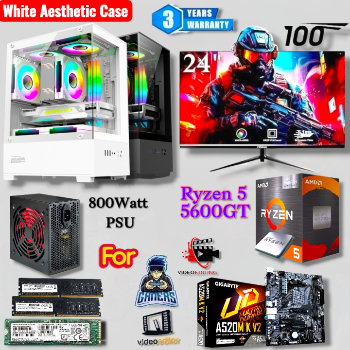 Transparent%20Gaming%20PC%20Ryzen%205%205600GT%20or%20(Ryzen%205%205500%20+%20Nvidia%20GT730%204GB%20Graphics),%20100hz%2024"%201ms%20100%25Srgb%20Gaming%20Monitor/%208%20&%2016GB%20DDR4%20RAM/%20512GB%20&%20256GB%20Nvme%20Gaming%20CPU%20-%20Image%2010