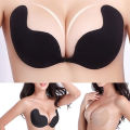 Push Up Silicone Bra Self Adhesive Seamless Strapless Bra Front Closure 3/4 Cup Gel Invisible Bras for Women Backless. 