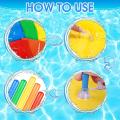 4Pcs Colorful for Beaches Swimming Pool Water Toys Pool Noodles Adults Kids Float PVC Swimming Noodles Pool Inflatable Sticks. 