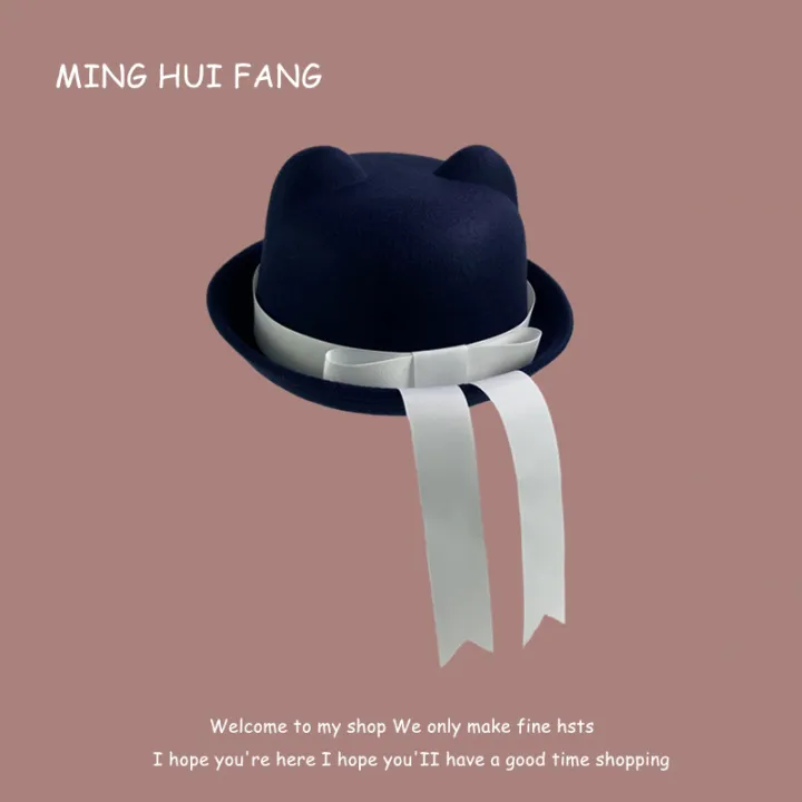 Japanese%20school%20offering%20sense%20bow%20handmade%20jkdk%20uniform%20hat%20woolen%20college%20style%20cat%20ears%20streamer%20kindergarten%20hat%20-%20Image%202