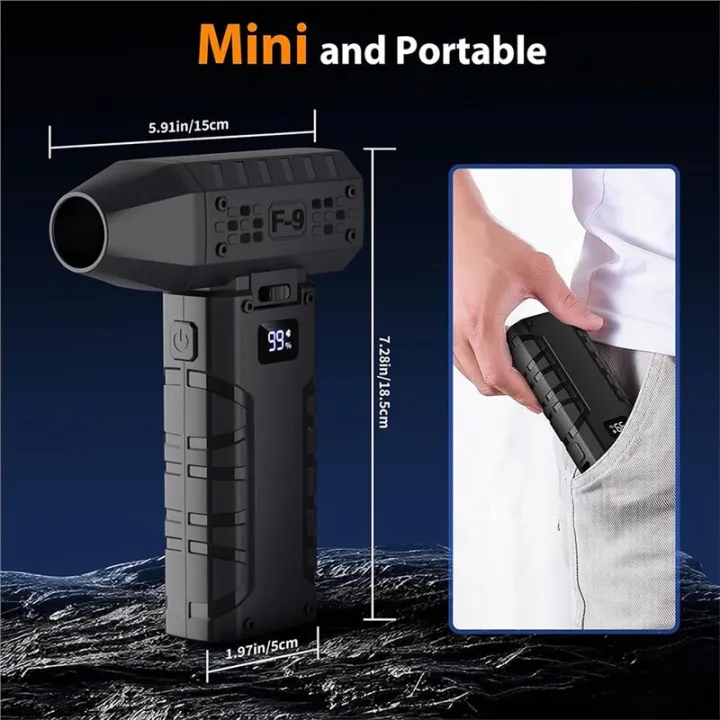 Turbo%20Fan%20130000RPM%20Handheld%20Blower%20100%20Gears%20Brushless%20Motor%20Turbo%20for%20Camping/Car%20Cleaning/Dust%20Removal%20-%20Image%202
