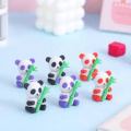 1Pcs Creative Cute Panda & Bamboo Shaped Eraser,. 