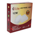 White Color Led Panel Light 12 Watt. 