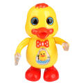 Dancing Duck Toy | Musical Duck Toy With Colorful Lights For Kids | Preschool Educational Learning Toy with Up and Down Arms, Birthday Gifts For Kids. 