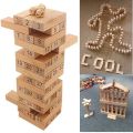 Big Jenga Wooden Toy, Jenga Wooden Number Game. 