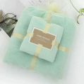 KOJA Home Textiles High-Density Coral Fleece Absorbent Soft Bath + Face Towel. 
