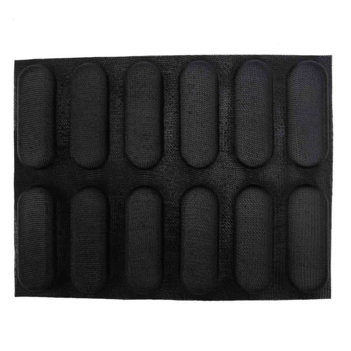 FORIDE%204X%20Silicone%20Pan-Non-Stick%20Perforated%20French%20Bread%20Pan%20Forms,Hot%20Dog%20Molds%20,%20Baking%20Liners%20Mat%20Bread%20Mould%20-%20Image%205