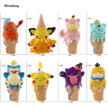 Wenefang Hot Pokemon ice cream Anime figure model Action Figure Pikachu Fashion Gengar Model Toy Cartoon Collectible Doll For Kids Gifts. 