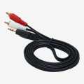 Audio Jack 3.5mm Stereo Male Plug to 2-RCA Male Audio Speaker AUX Cable AV Jack 1.5M. 