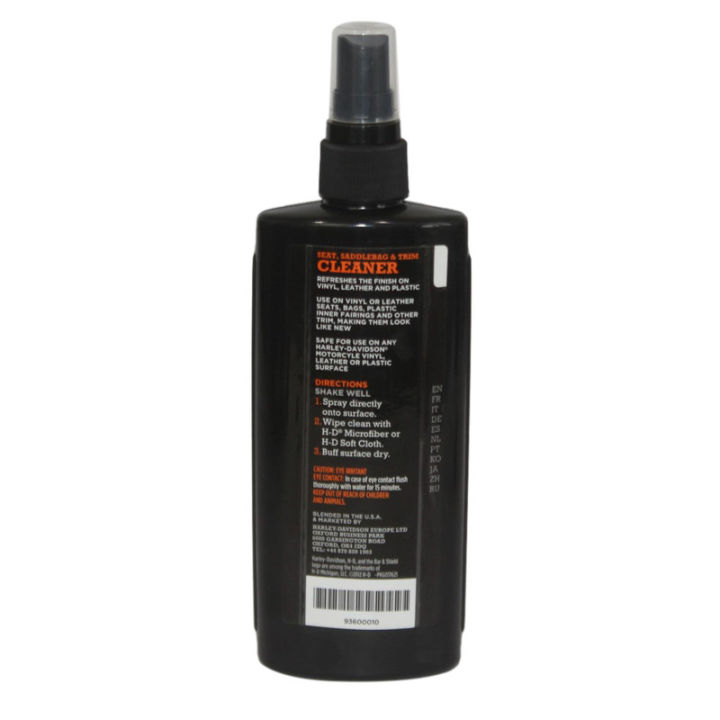 Harley%20Davidson%20Seat,%20Saddlebag%20&%20Trim%20Cleaner%20-%20236ml%20-%20Image%203
