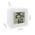 Portable LCD Digital Thermometer High Accuracy Baby Room Thermo-Hygrometer Mini Professional Hygrometer Household. 