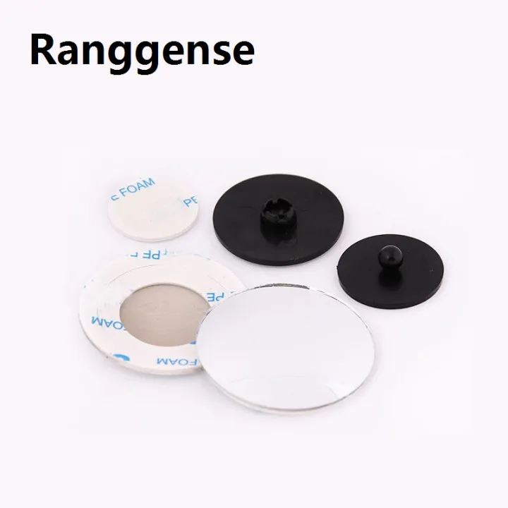 Ranggense%20Luxury%202Pcs%20Round%20Frame%20Convex%20Blind%20Spot%20Mirror%20Safety%20Driving%20Wide%20Angle%20360%20Degree%20Adjustable%20Clear%20Rearview%20Mirror%20-%20Image%202