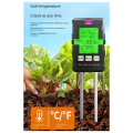 6 in 1 Soil PH Meter Tester Soil Tester PH Moisture Meter Temperature Sunlight Intensity Measurement Soil Acidity Test. 