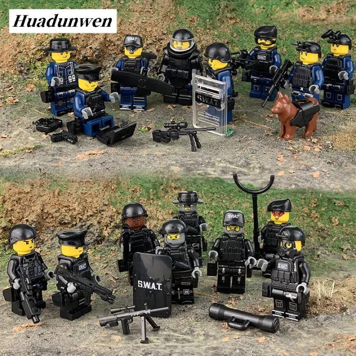 HaohuishopLuxury%20Gift%20Toys%20Army%20Lego%20Education%20Building%20Blocks%20Soldier%20Fifty%20percent%20discount%20Pieces%2016%20Pack%20Mini%20Figures%20SWAT%20Series%20Kids%20Toys%20-%20Image%205