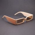 Pink Rectangle Mc Stan Sunglasses For Men. 
