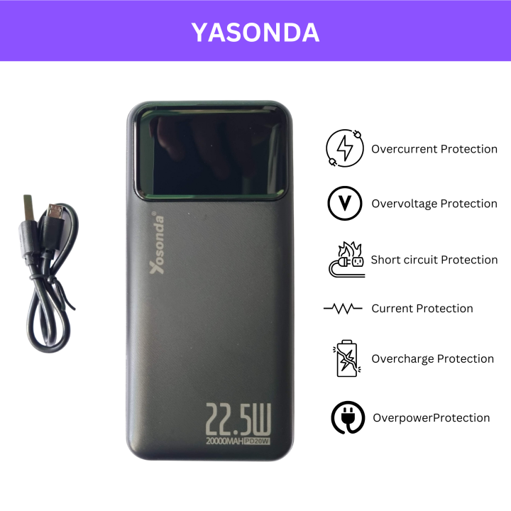 Yosonda%20Power%20Bank%2020000%20mAh,%2022.5%20W%20-%20Image%202