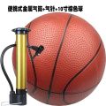 Ultra light inflatable children's small basketball bouncy racket racket indoor home non-silent basketball kindergarten soft leather ball. 