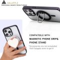 iPhone 13 Pro Magsafe Magnetic Clear Case Cover- Black, Navy Blue, White. 