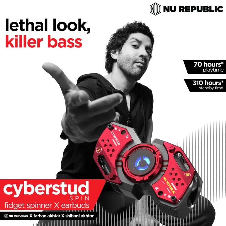 Nu%20Republic%20Cyberstud%20Fidget%20Spinner%20Earbuds%20Bluetooth%20Wireless%20with%20X-Bass,%20ENC%20Technology,%2070%20Hrs%20Playtime,%2013mm%20Dynamic%20Drivers,%20Fast%20Charge,%20Dual%20Mode%20(Game/Music)%20-%20Red/Grey%20-%20Image%203