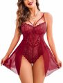 Fancyra Women Sexy Babydoll Lingerie Stylish Nightdress Free Size. 