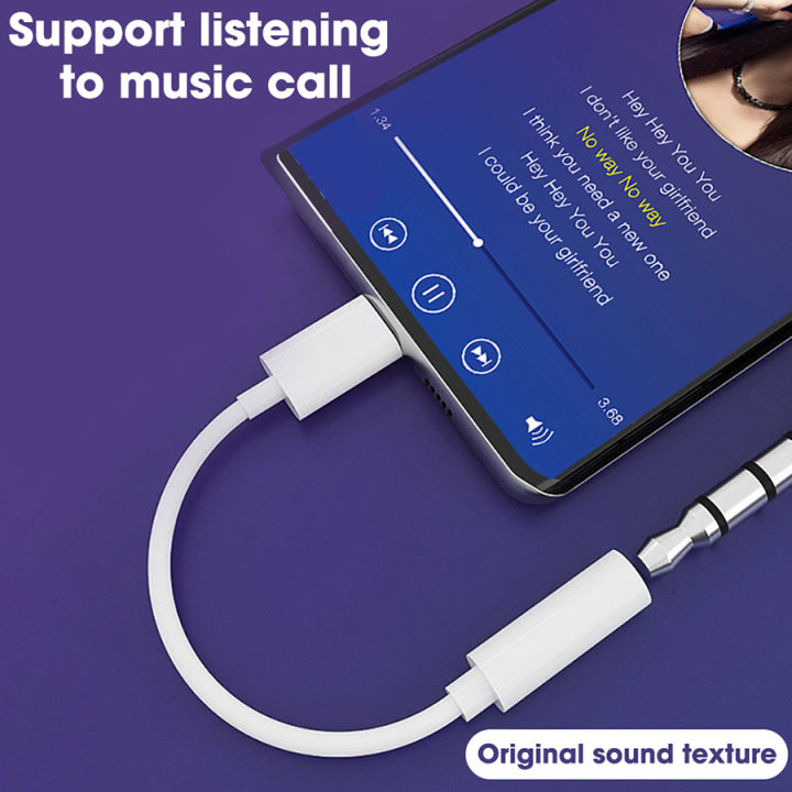 Usb%20C%203.5%20Earphone%20Jack%20Adapter%20Usb%20Type%20C%20To%203.5mm%20Aux%20Cable%20For%20Samsung%20Galaxy%20S24%20S22/s23%20Fe%20A54%20A34%20M54%20M53%20A34%205g%20Tab%20s9%20+%20-%20Image%202