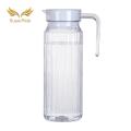 SuperRide Sturdy Glass Jug Premium Glass Water Jug with Spill-free Spout Perfect for Coffee Milk Juice Food Grade Transparent Design 2pcs Set. 