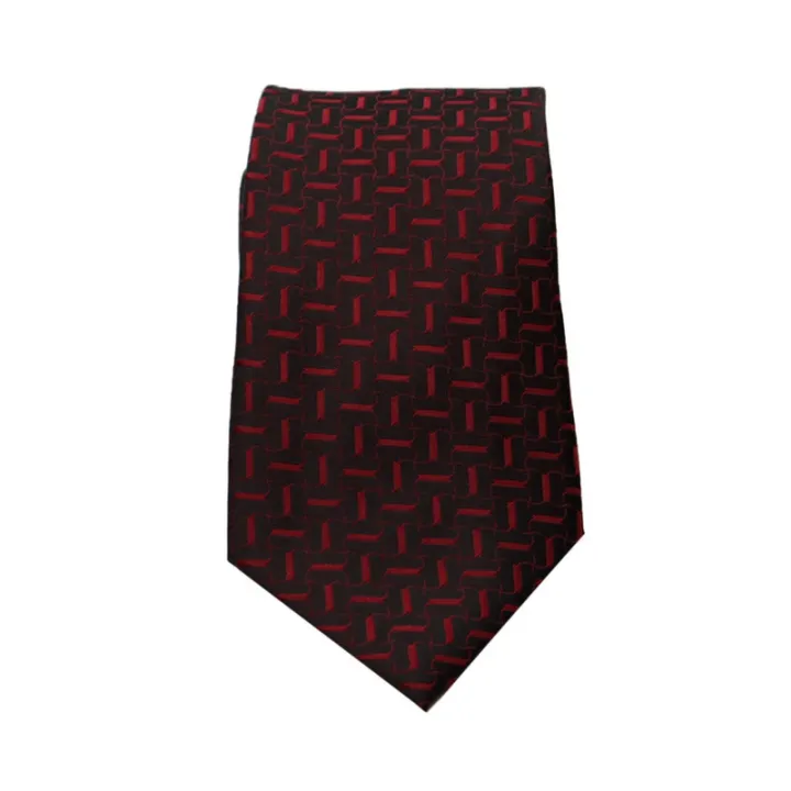 Maroon%20Shiny%20Designed%20Fancy%20Tie%20For%20Men%20-%20Image%203
