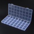 32 Grid Compartment Plastic Transparent Storage Box Jewelry Earring Bead Screw Holder Case Display Organizer Container Conbo. 