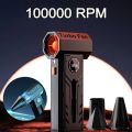Portable 100000 RPM Electric Air Blower Dust Blower USB Rechargeable High-Speed Turbo Fan Adjustable Wind Speed Turbo Jet Fan Car. 