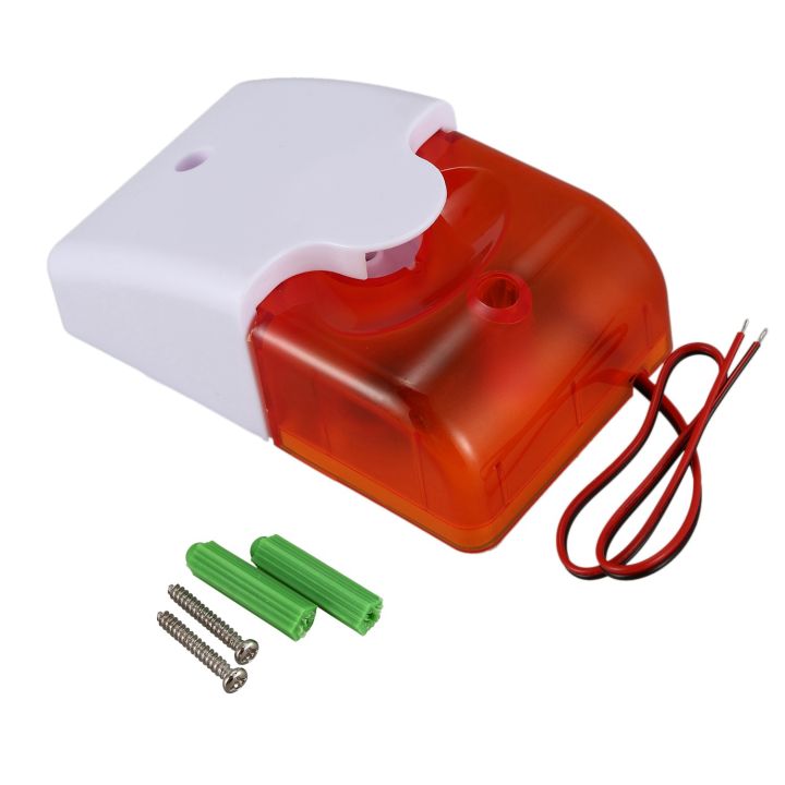 Sptrry2x%20Mini%20Wired%20Strobe%20Warning%20Siren%20Dc%2012V%20Sound%20Alarm%20Flashing%20Light%20Sound%20Siren%20Horn%20Home%20Security%20Alarm%20System%20115Db%20Blue%20&%20Orange%20-%20Image%207