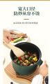 Rice Cooker Small 18cm Mini Hot Pot Cooker With Steamer Electric Pot Multi Cooker. 