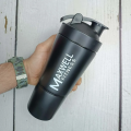 26 OZ Stainless Steel Shaker Bottle with Storage Compartment  Steel Protein Shaker  Compartment. 