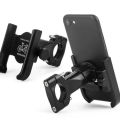 Phone Holder For Bike And Scooter in Handle Bar Or in Mirror Alumunium. 