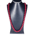 Newari Traditional Red Muga Mala For Women. 