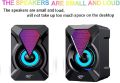 HAVIT USB 2.0 RGB SPEAKER SK210PRO RGB Gaming speaker Black. 