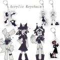 Cute Fundamental Paper Education Fundamental Paper Education Keychain Acrylic Zip Miss Circle Acrylic Keyring Action Figures Anime Characters Oliver Cosplay Keychain Women. 