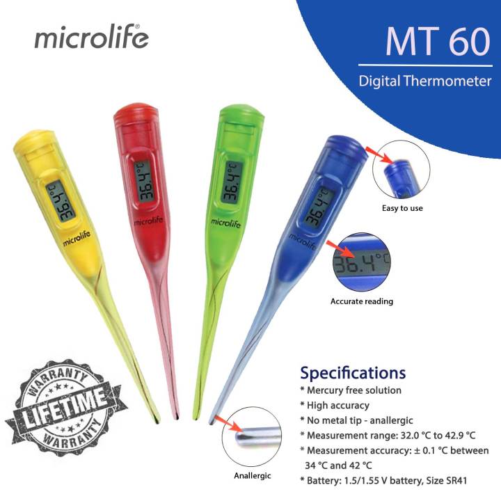 Microlife Digital Thermometer MT-60