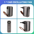 Violent Blower Mini Turbo Jet Fan Handheld Rechargeable Portable Turbo Fan with LED Lighting for Outdoors Keyboard. 