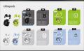 Bluetooth Ultrapods Earbuds, Aceflows ENC Noise Canceling Earbuds, HiFi Dual Stereo Microphone Mini in-Ear Earbuds Touch Control, LED Digital Display. 