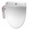 FlushSmart Smart Electric Bidet Toilet Seat with Warm Water, Heated Seat, Warm AIr Dryer, Rear and Front Wash, Soft Closed Toilet Seat, LED Light, Easy Install. 