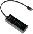 Mini USB HUB 3.0 5Gbps 4 Ports Micro Splitter Adapter. 