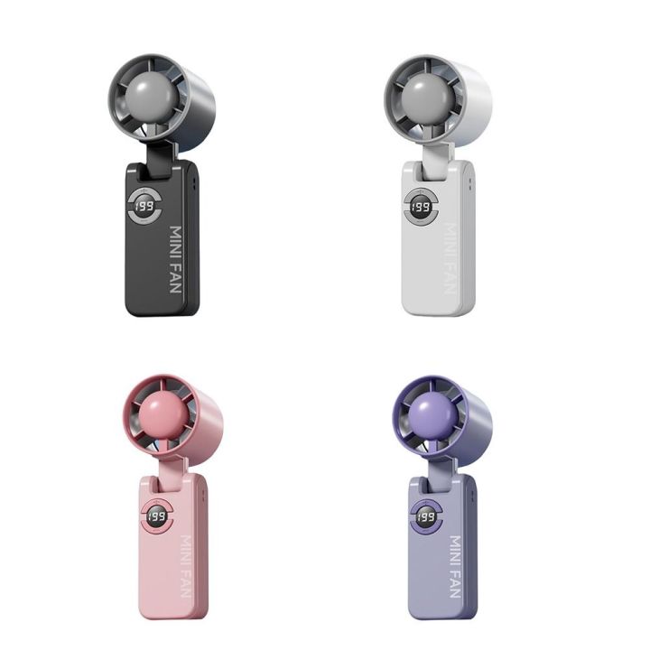 Pocket%20199%20Gears%20Foldable%20Handheld%20Fan%20High-Speed%20Portable%20Cooling%20Fan%20Digital%20Display%20Adjustable%20Speed%20Small%20Electric%20Fan%20Travel%20-%20Image%203
