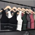 Pack Of 2 Pcs Yoga Fitness Workout Tops Sports Bras Camisole Design For Women. 